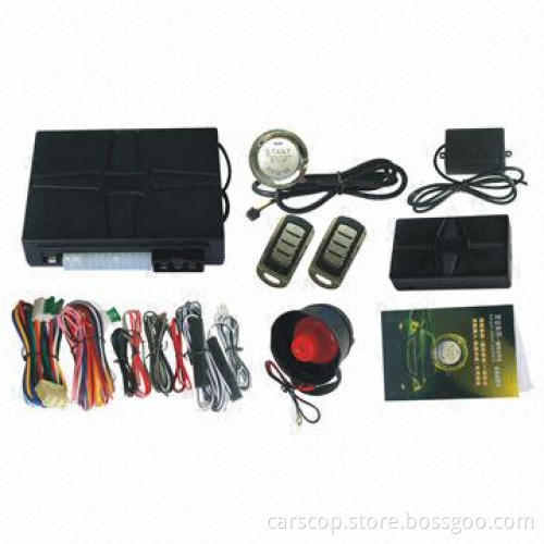 Mobile Phone Remote for Starting Car Engine/Push Start Button and GPS Tracker and GSM Alarm Function